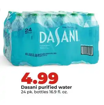 Hy-Vee Dasani purified water offer