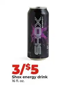 Hy-Vee Shox energy drink offer