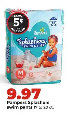 Hy-Vee Pampers Splashers swim pants offer
