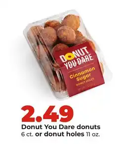 Hy-Vee Dare donuts 6 ct. or donut holes 11 oz offer