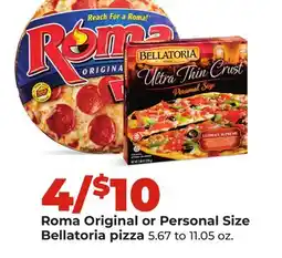 Hy-Vee Roma Original or Personal Size Bellatoria pizza offer