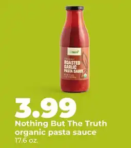 Hy-Vee Nothing But The Truth organic pasta sauce offer
