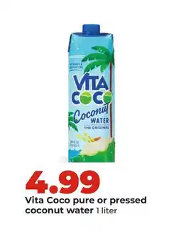Hy-Vee Vita Coco pure or pressed coconut water offer