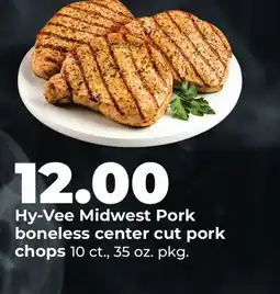 Hy-Vee Hy-Vee Midwest Pork boneless center cut pork chops offer