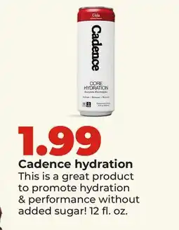 Hy-Vee Cadence hydration offer