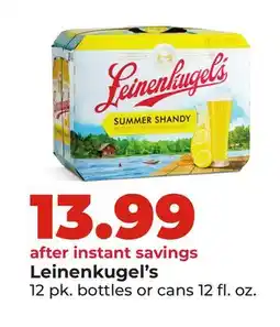Hy-Vee Leinenkugel's offer