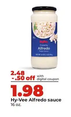 Hy-Vee Hy-Vee Alfredo sauce offer