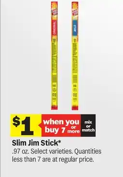 Meijer Slim Jim Stick offer