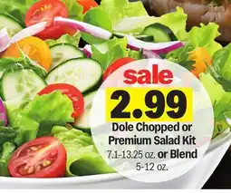 Meijer Dole Chopped or Premium Salad Kit 7.1-13.25 oz. or Blend 5-12 oz offer