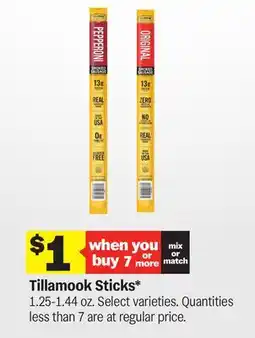Meijer Tillamook Sticks offer