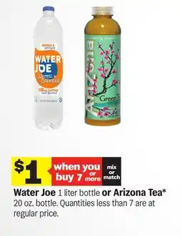 Meijer Water Joe 1 liter bottle or Arizona Tea* 20 oz. bottle offer