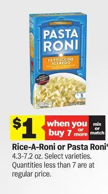 Meijer Rice-A-Roni or Pasta Roni offer