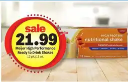 Meijer Meijer Ultrafiltered Milk Meijer High Performance Ready to Drink Shakes offer