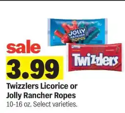 Meijer Twizzlers Licorice or Jolly Rancher Ropes offer