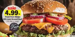 Meijer 80% Lean Ground Beef offer