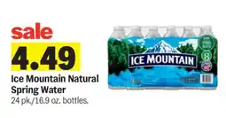 Meijer Ice Mountain Natural Spring Water offer