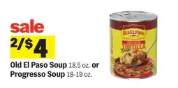 Meijer Old El Paso Soup or Progresso Soup offer
