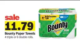 Meijer Bounty Paper Towels offer
