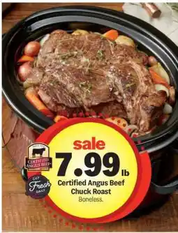 Meijer Certified Angus Beef Chuck Roast offer