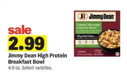 Meijer Jimmy Dean High Protein Breakfast Bowl offer
