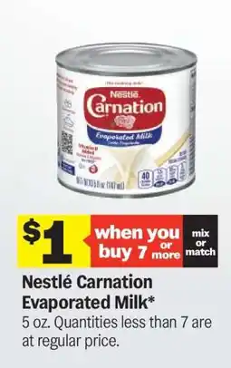 Meijer Nestlé Carnation Evaporated Milk offer