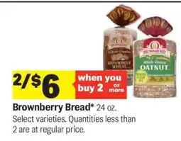 Meijer Brownberry Bread offer