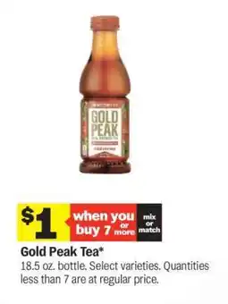 Meijer Gold Peak Tea offer