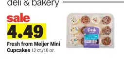 Meijer Fresh from Meijer Mini Cupcakes offer
