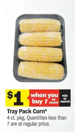 Meijer Tray Pack Corn offer