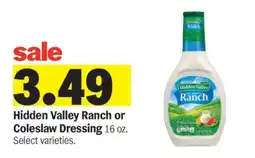 Meijer Hidden Valley Ranch or Coleslaw Dressing offer