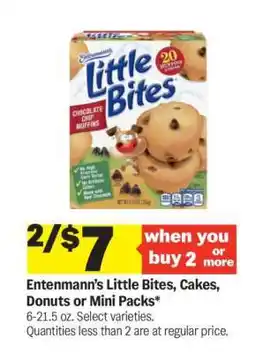 Meijer Entenmann’s Little Bites, Cakes, Donuts or Mini Packs offer