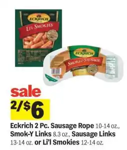 Meijer Eckrich Sausages offer