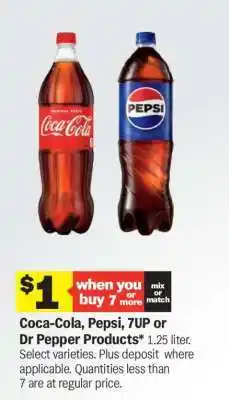 Meijer Coca-Cola, Pepsi, 7UP or Dr Pepper Products offer