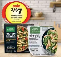 Meijer Healthy Choice Steamer Meals offer