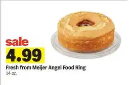 Meijer Fresh from Meijer Angel Food Ring offer