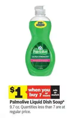 Meijer Palmolive Liquid Dish Soap offer