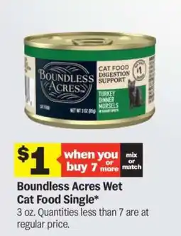 Meijer Boundless Acres Wet Cat Food Single offer