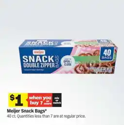 Meijer Meijer Snack Bags offer