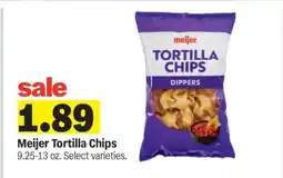 Meijer Meijer Tortilla Chips offer