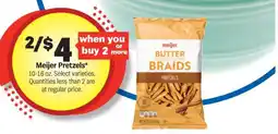 Meijer Meijer Pretzels offer
