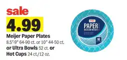 Meijer Meijer Paper Plates offer