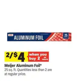 Meijer Meijer Aluminum Foil offer
