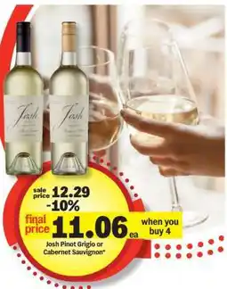 Meijer Josh Pinot Grigio or Cabernet Sauvignon offer