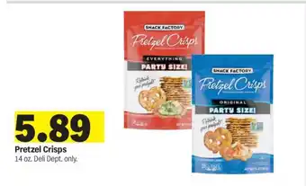 Meijer Pretzel Crisps offer