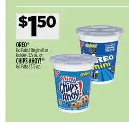Dollar General OREO Go Paks! or CHIPS AHOY! Go Paks! offer