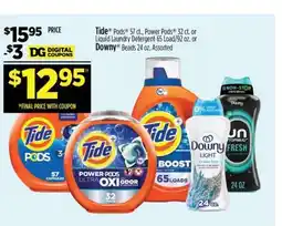 Dollar General Tide Pods, Power Pods, Liquid Laundry Detergent or Downy Beads offer