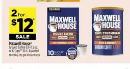 Dollar General Maxwell House offer
