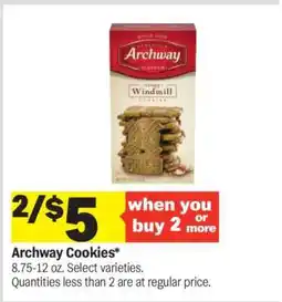 Meijer Archway Cookies offer