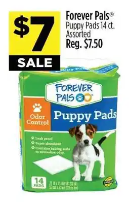 Dollar General Forever Pals Puppy Pads 14 ct offer