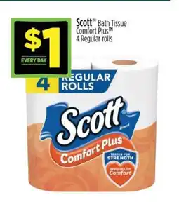 Dollar General Scott Bath Tissue Comfort Plus offer